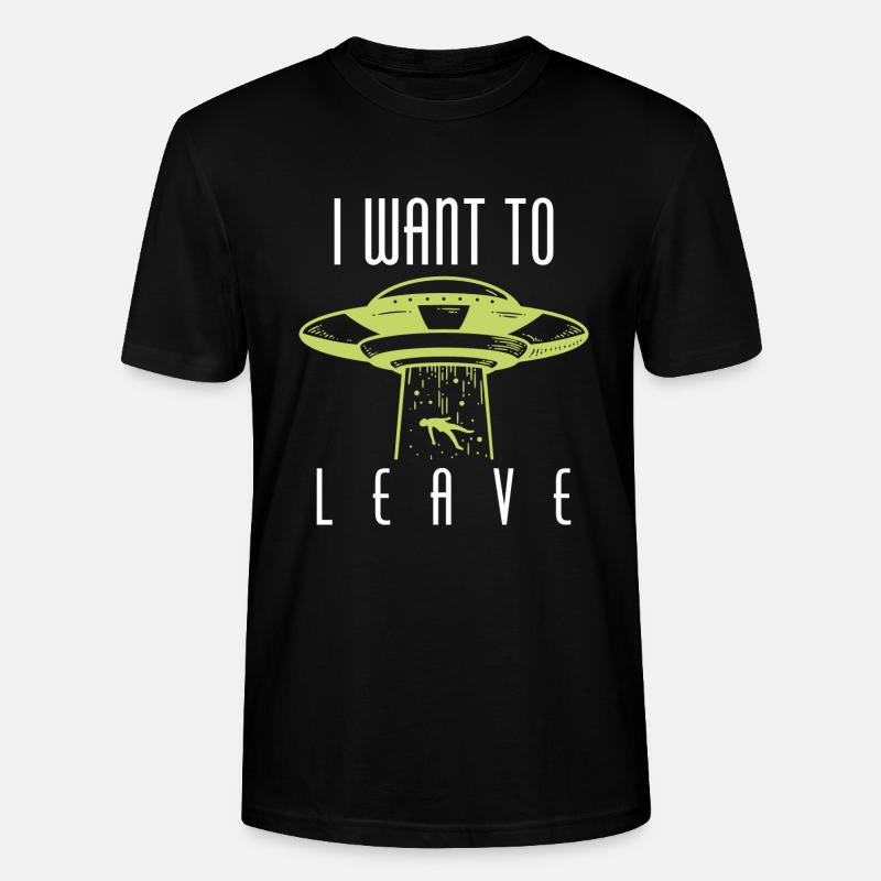 Je veux partir - T-shirt bio CRAFTER Stanley Stella Unisexe - noir