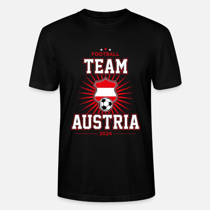 Team Austria - Stanley/Stella CRAFTER Unisex Organic T-Shirt - black