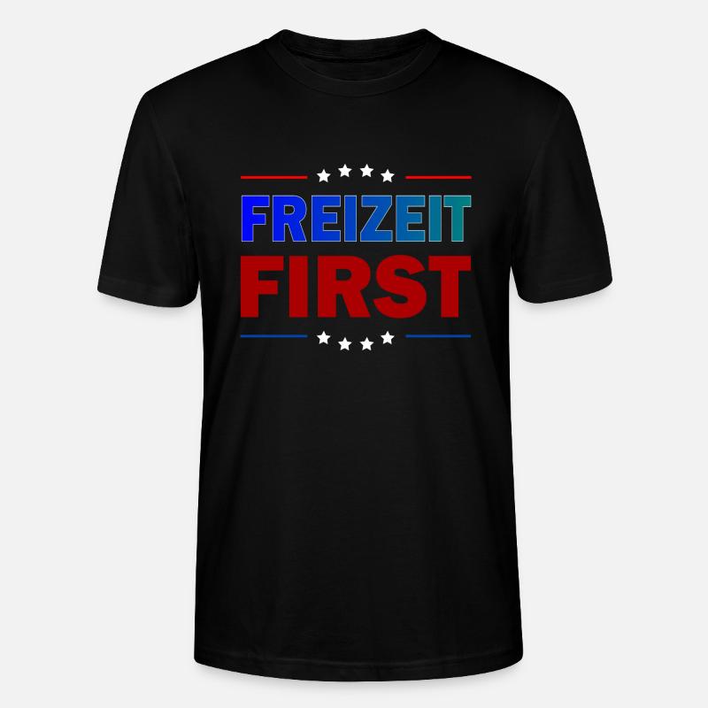 Freizeit First - Stanley/Stella Unisex Bio-T-Shirt CRAFTER - Schwarz