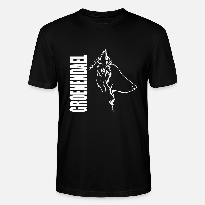 GROENENDAEL Profil Chiens Wilsigns - T-shirt bio CRAFTER Stanley Stella Unisexe - noir