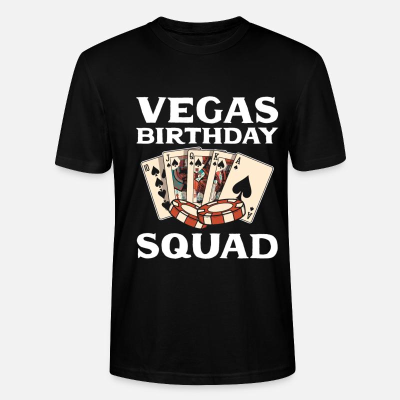 Blackjack Black Jack - Stanley/Stella Unisex Bio-T-Shirt CRAFTER - Schwarz