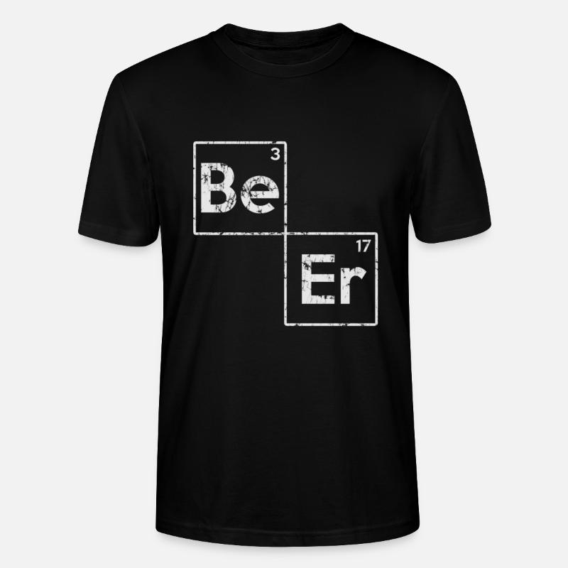 Beer - Stanley/Stella Unisex Bio-T-Shirt CRAFTER - Schwarz