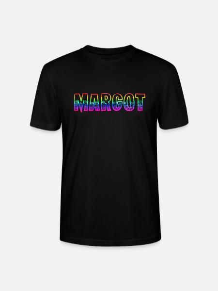 margot rs rainbow - Stanley/Stella CRAFTER Unisex Organic T-Shirt - black