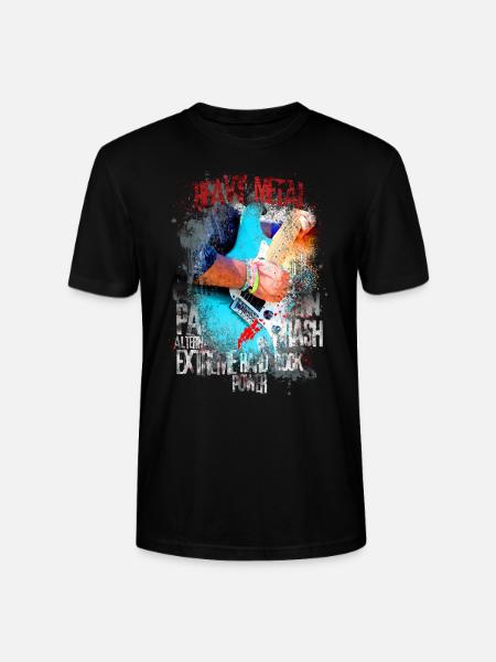 Heavy Metal - Stanley/Stella Unisex Bio-T-Shirt CRAFTER - Schwarz