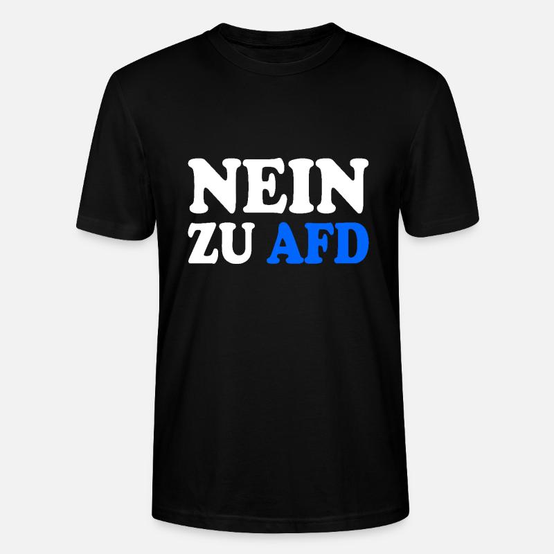 Non à afd - T-shirt bio CRAFTER Stanley Stella Unisexe - noir