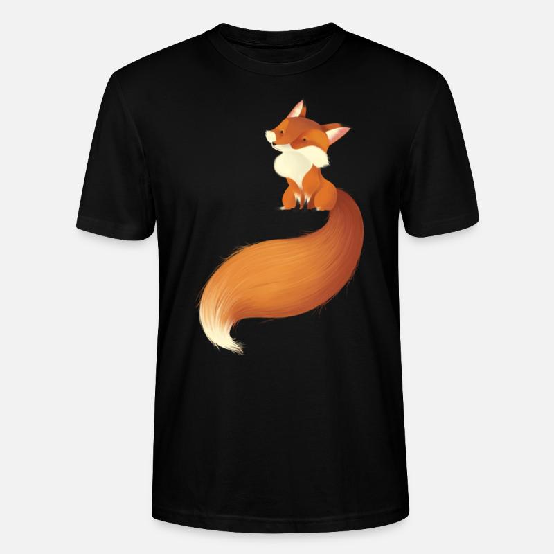 Fuchs - Stanley/Stella Unisex Bio-T-Shirt CRAFTER - Schwarz