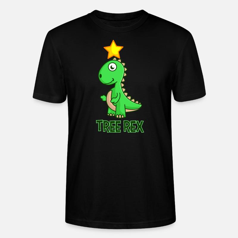 Tree Rex - Stanley/Stella Unisex Bio-T-Shirt CRAFTER - Schwarz