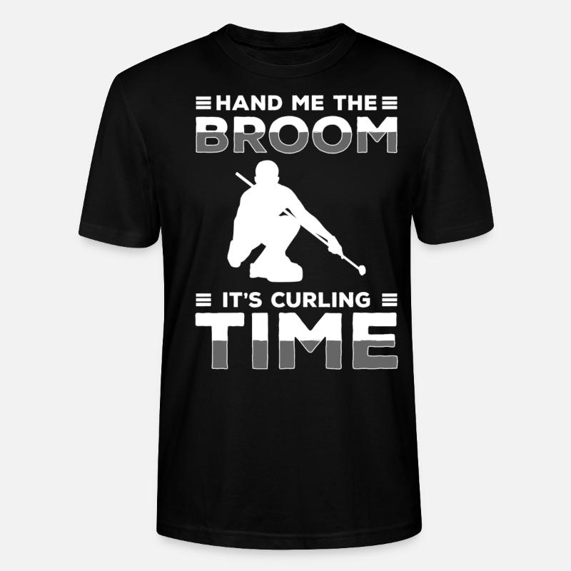 Curler Ice Curl Team - T-shirt bio CRAFTER Stanley Stella Unisexe - noir