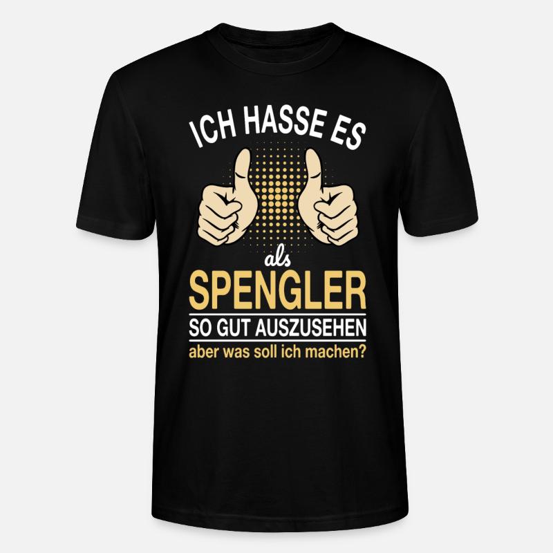 Spengler Spruch - Stanley/Stella Unisex Bio-T-Shirt CRAFTER - Schwarz