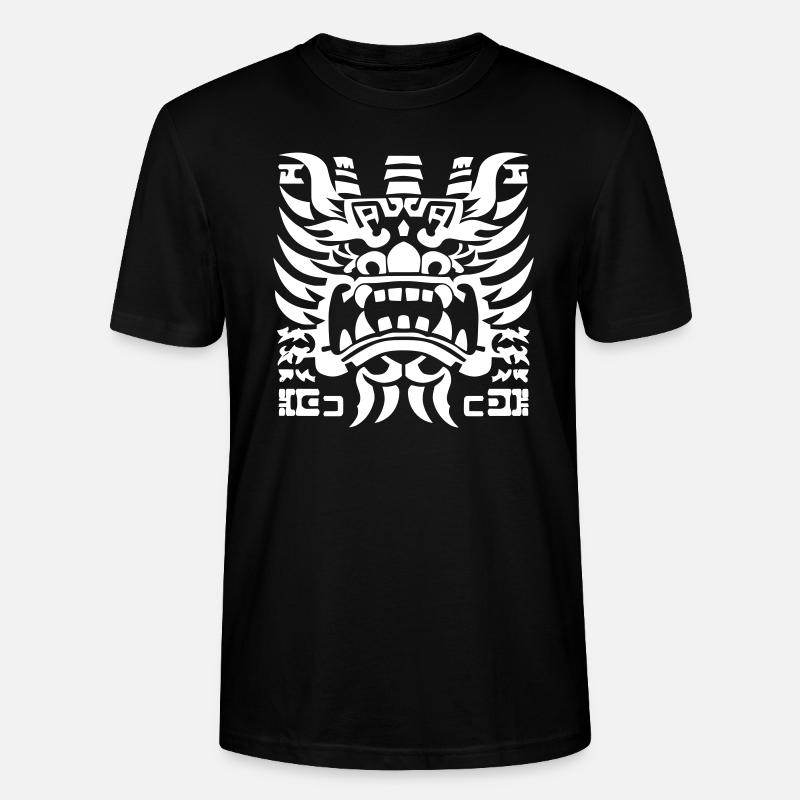 Drachenkopf Bold Fusion - Stanley/Stella Unisex Bio-T-Shirt CRAFTER - Schwarz