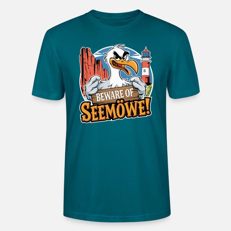 Beware of Seagull Stanley/Stella CRAFTER Unisex Organic T-Shirt