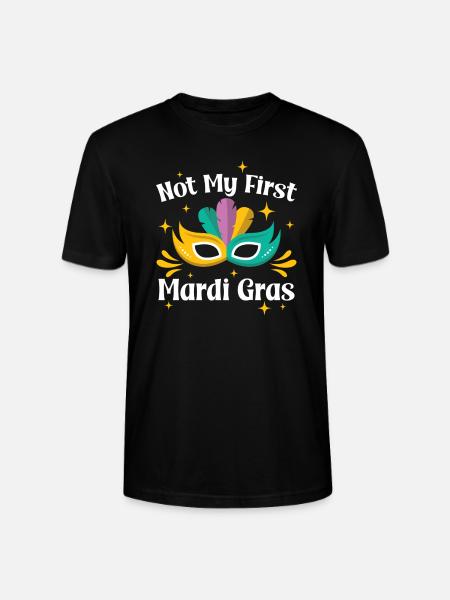 Pas mon premier Mardi Gras - T-shirt bio CRAFTER Stanley Stella Unisexe - noir