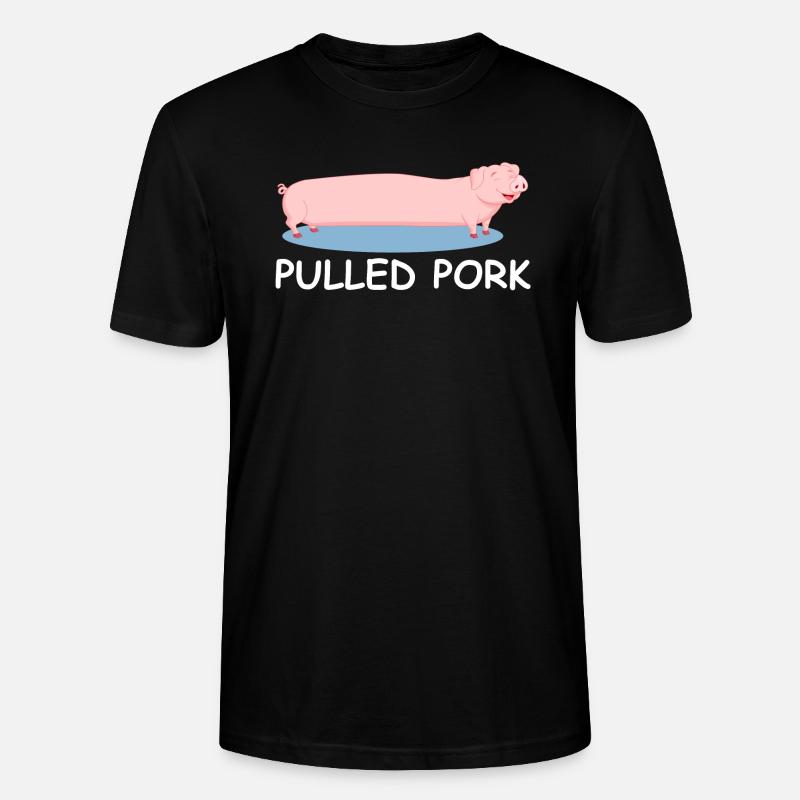Pulled Pork | Schwein, Grill, Party, Fleisch - Stanley/Stella Unisex Bio-T-Shirt CRAFTER - Schwarz