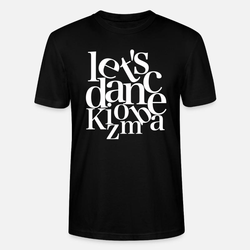 Let`s dance Kizomba - white Danceshirt - Stanley/Stella Unisex Bio-T-Shirt CRAFTER - Schwarz