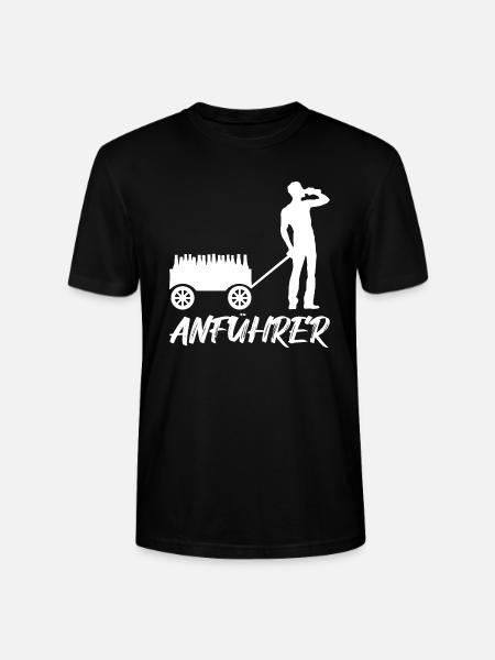 Anführer, weiß - Stanley/Stella Unisex Bio-T-Shirt CRAFTER - Schwarz