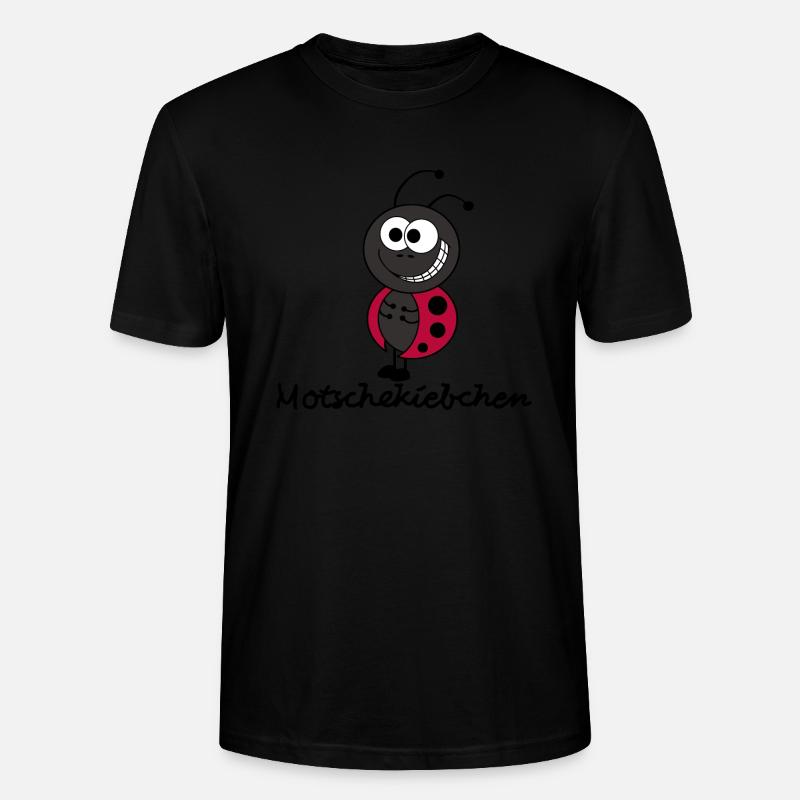 Motschekiebchen/Marienkäfer - Stanley/Stella Unisex Bio-T-Shirt CRAFTER - Schwarz