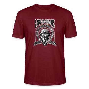 Seigneur des Chaînes - T-shirt bio CRAFTER Stanley Stella Unisexe - bordeaux - Devant - Alina (178cm) & Michal (187cm)