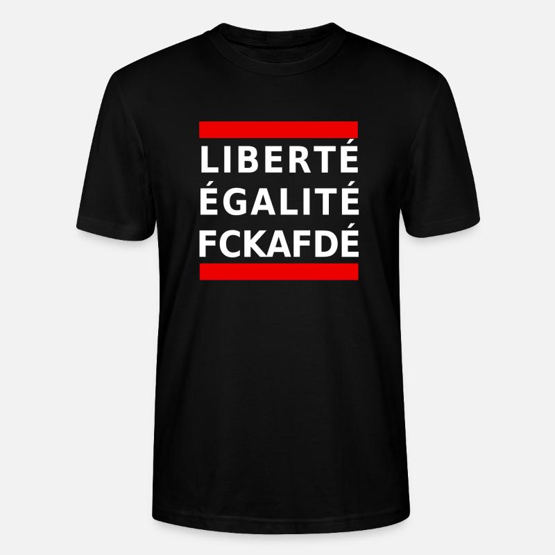 fckafd - Stanley/Stella Unisex Bio-T-Shirt CRAFTER - Schwarz