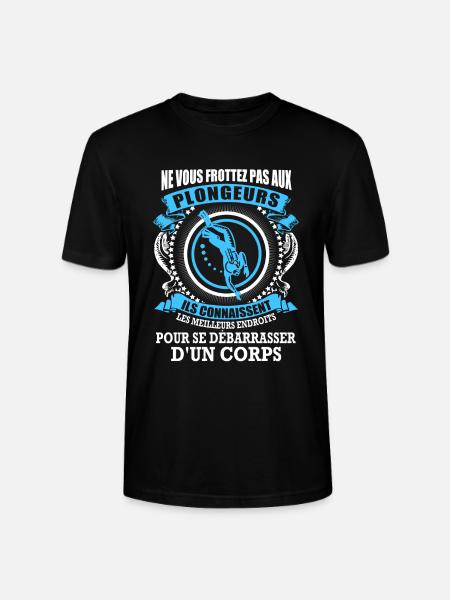 Plongeurs et corps - T-shirt bio CRAFTER Stanley Stella Unisexe - noir