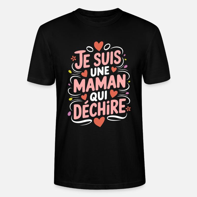 Ich bin eine Killer-Mutter - Stanley/Stella Unisex Bio-T-Shirt CRAFTER - Schwarz
