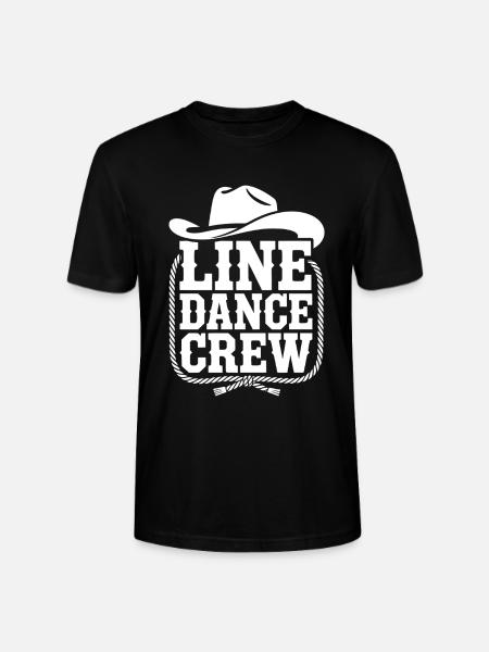 Line Dance Crew Western Logo - Stanley/Stella Unisex Bio-T-Shirt CRAFTER - Schwarz