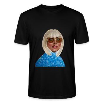 Von der Königin zur Prinzessin - Stanley/Stella Unisex Bio-T-Shirt CRAFTER - Schwarz - Vorne - Alina (178cm) & Michal (187cm)