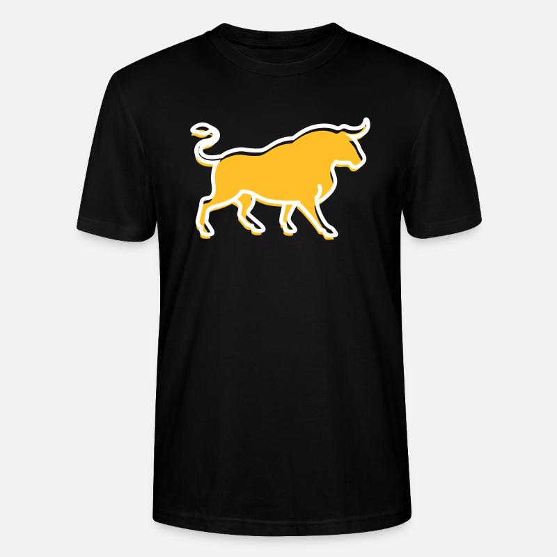 Ein wilder Stier - Stanley/Stella Unisex Bio-T-Shirt CRAFTER - Schwarz
