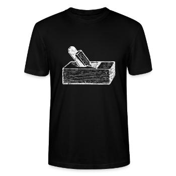 Schreiner - Stanley/Stella Unisex Bio-T-Shirt CRAFTER - Schwarz - Vorne - Alina (178cm) & Michal (187cm)