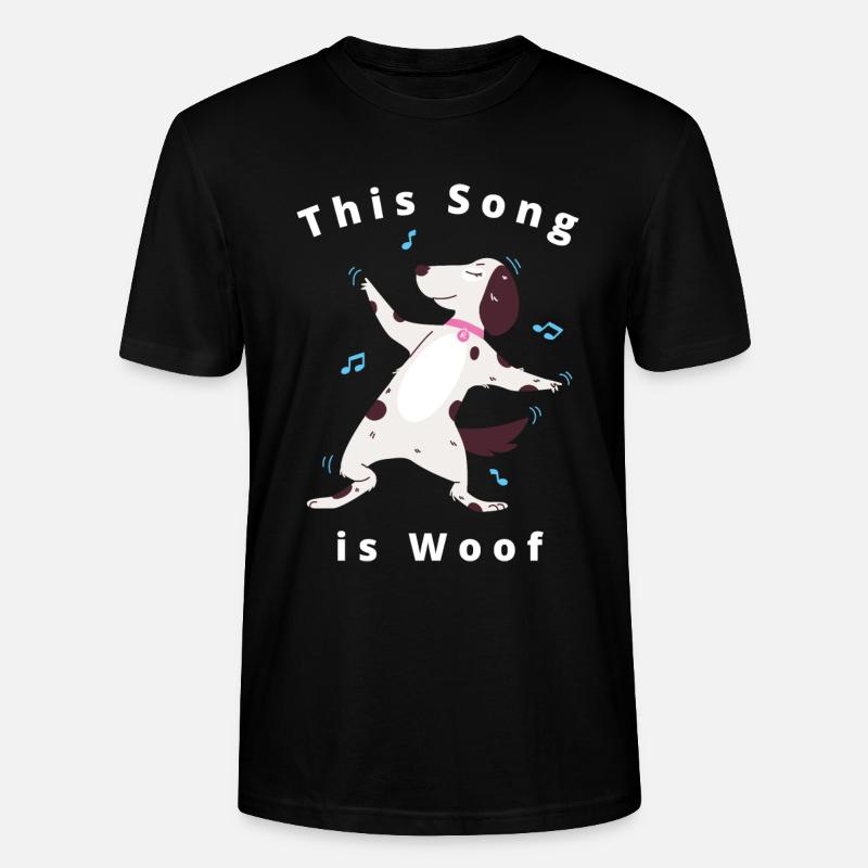 Conception drôle mignonne de crabot de danse - T-shirt bio CRAFTER Stanley Stella Unisexe - noir
