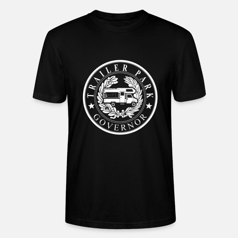 Trailer Park Governor - Stanley/Stella Unisex Bio-T-Shirt CRAFTER - Schwarz