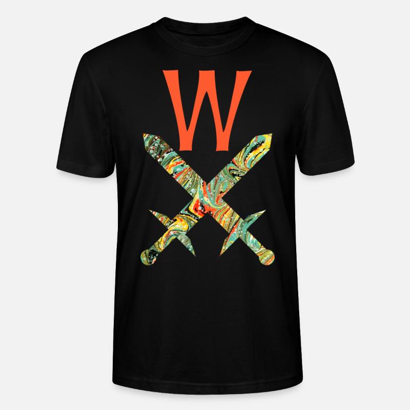 Épées croisées E 200 W - T-shirt bio CRAFTER Stanley Stella Unisexe - noir