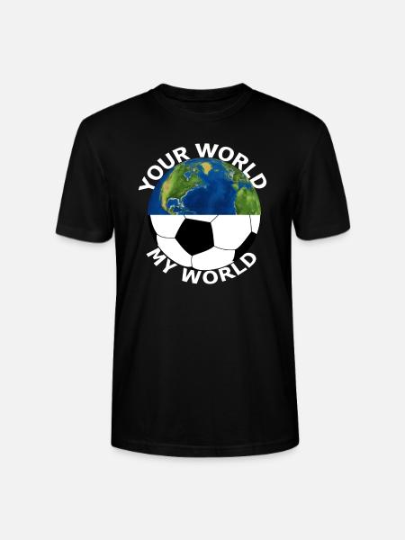 Fussball - Stanley/Stella Unisex Bio-T-Shirt CRAFTER - Schwarz