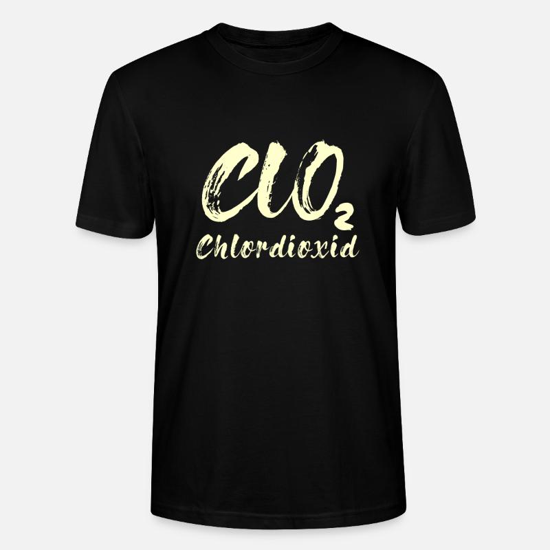 DIOXYDE DE CHLORE - T-shirt bio CRAFTER Stanley Stella Unisexe - noir