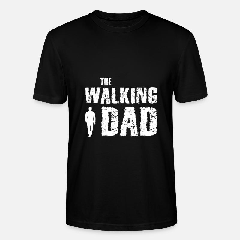 Le papa de marche - T-shirt bio CRAFTER Stanley Stella Unisexe - noir