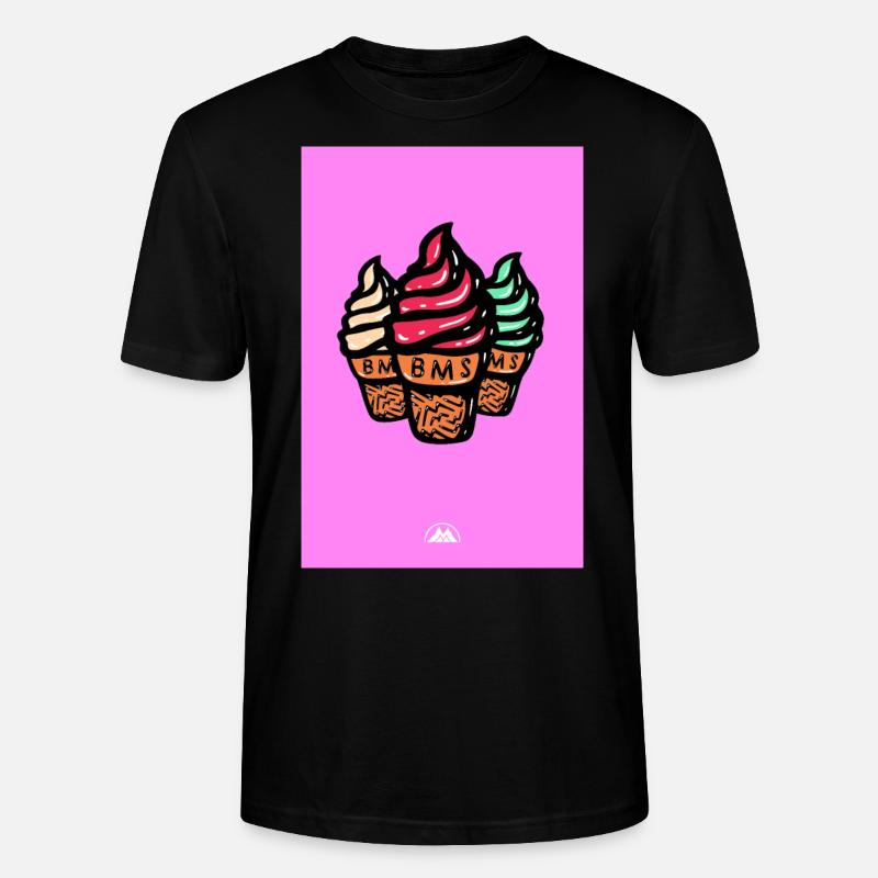 Softeis - Stanley/Stella Unisex Bio-T-Shirt CRAFTER - Schwarz