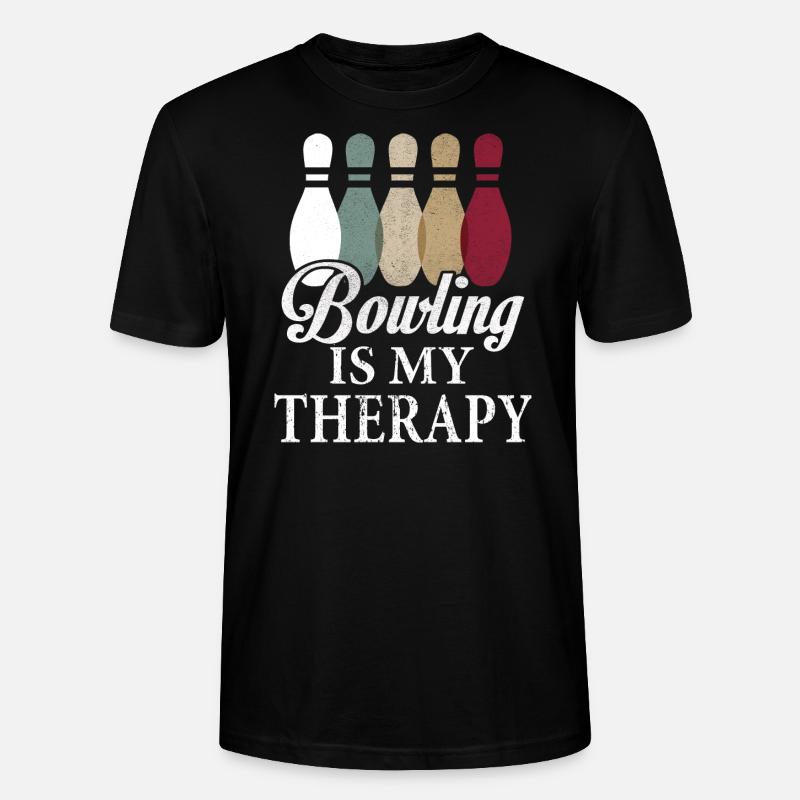 Bowling Bowling Bowling Bowling - Stanley/Stella Unisex Bio-T-Shirt CRAFTER - Schwarz