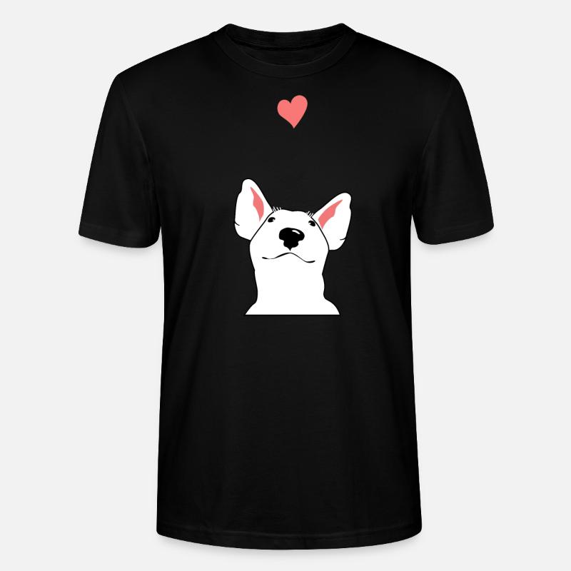Bullterrier - Stanley/Stella Unisex Bio-T-Shirt CRAFTER - Schwarz