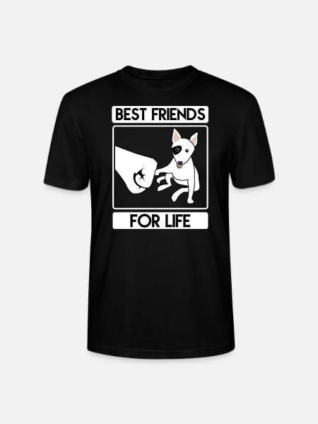 bull-terrier - T-shirt bio CRAFTER Stanley Stella Unisexe - noir