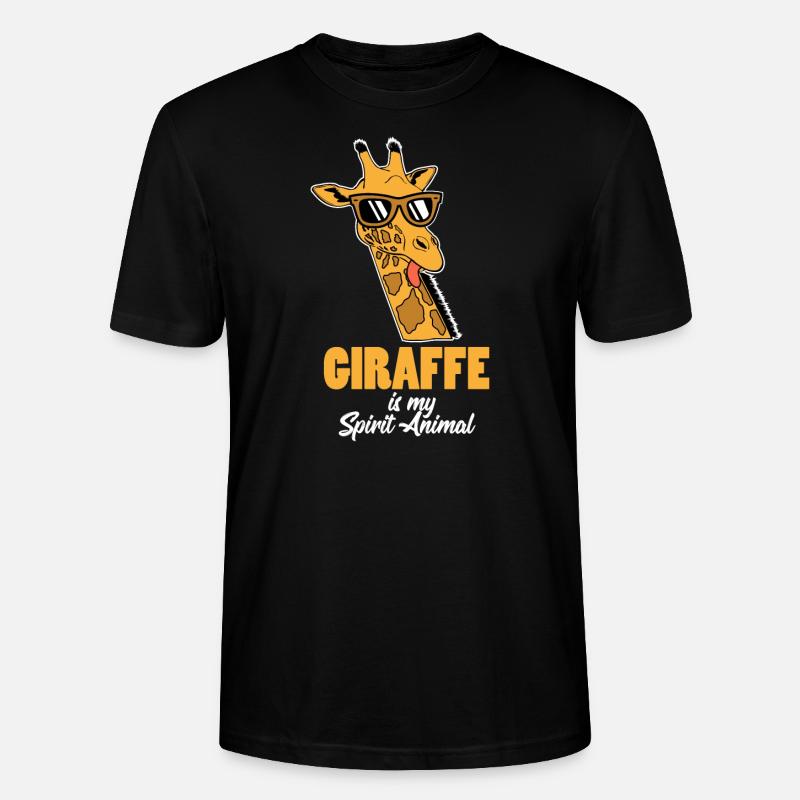 girafe - T-shirt bio CRAFTER Stanley Stella Unisexe - noir