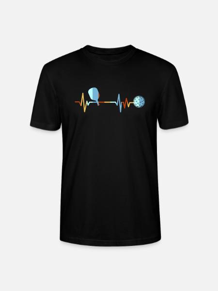 pickleball - Stanley/Stella CRAFTER Unisex Organic T-Shirt - black