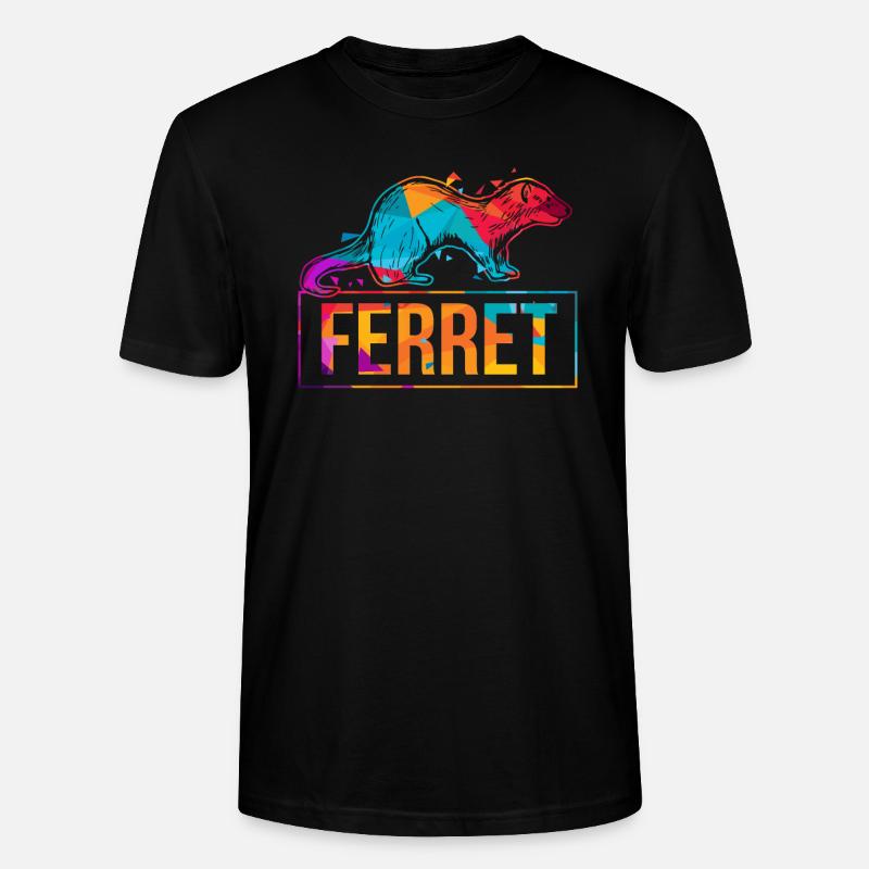 frettchen - Stanley/Stella Unisex Bio-T-Shirt CRAFTER - Schwarz