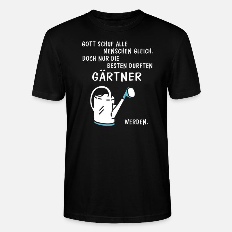 Gärtner - Stanley/Stella Unisex Bio-T-Shirt CRAFTER - Schwarz