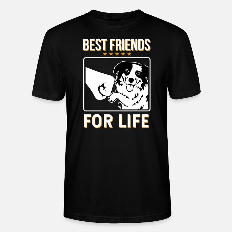 Australian Shepherd - Stanley/Stella Unisex Bio-T-Shirt CRAFTER - Schwarz