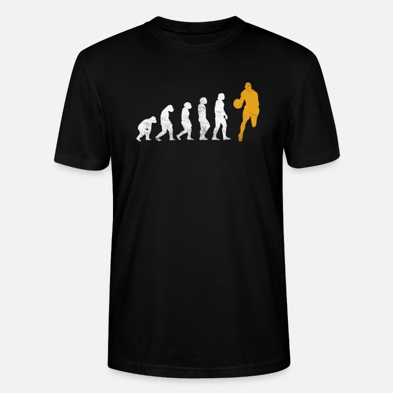 Evolution du basket - T-shirt bio CRAFTER Stanley Stella Unisexe - noir