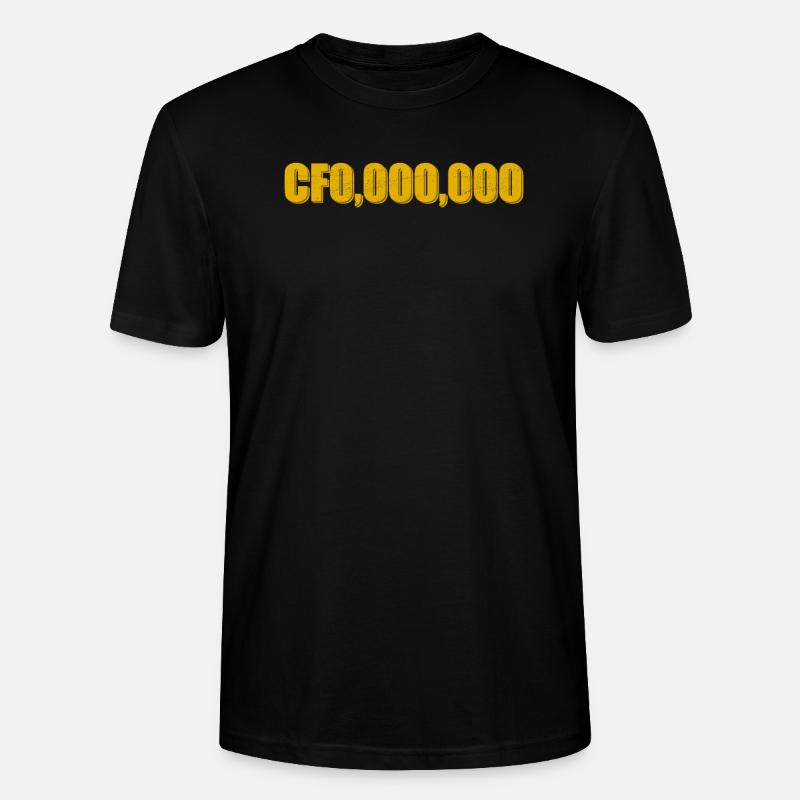 CF0,000,000 CFO - Stanley/Stella Unisex Bio-T-Shirt CRAFTER - Schwarz