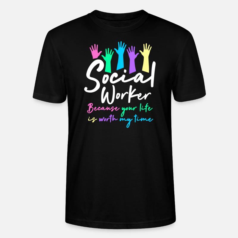 Sozialarbeiter - Stanley/Stella Unisex Bio-T-Shirt CRAFTER - Schwarz