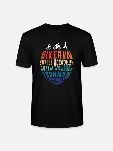 Triathlon - Stanley/Stella CRAFTER Unisex Organic T-Shirt - black