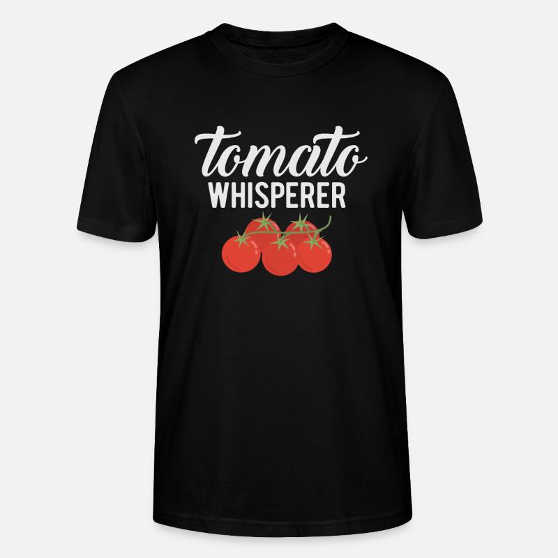 Tomatenflüsterer - Stanley/Stella Unisex Bio-T-Shirt CRAFTER - Schwarz