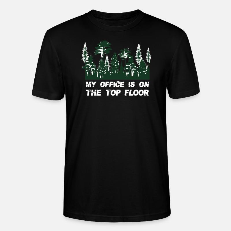 Baumpfleger Baumkletterer Geschenk - Stanley/Stella Unisex Bio-T-Shirt CRAFTER - Schwarz