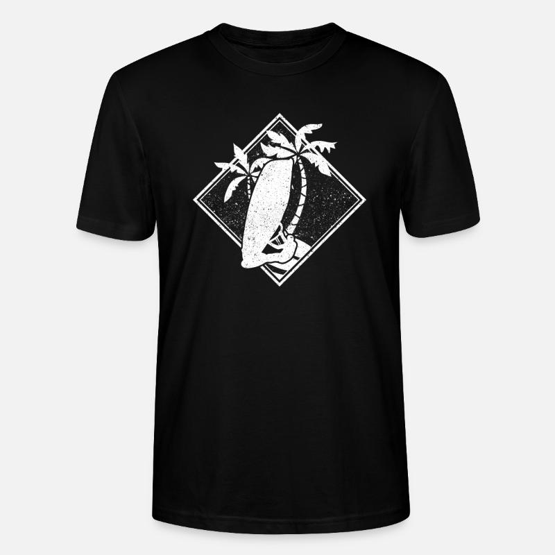 Windsurfen Windsurf - Stanley/Stella Unisex Bio-T-Shirt CRAFTER - Schwarz